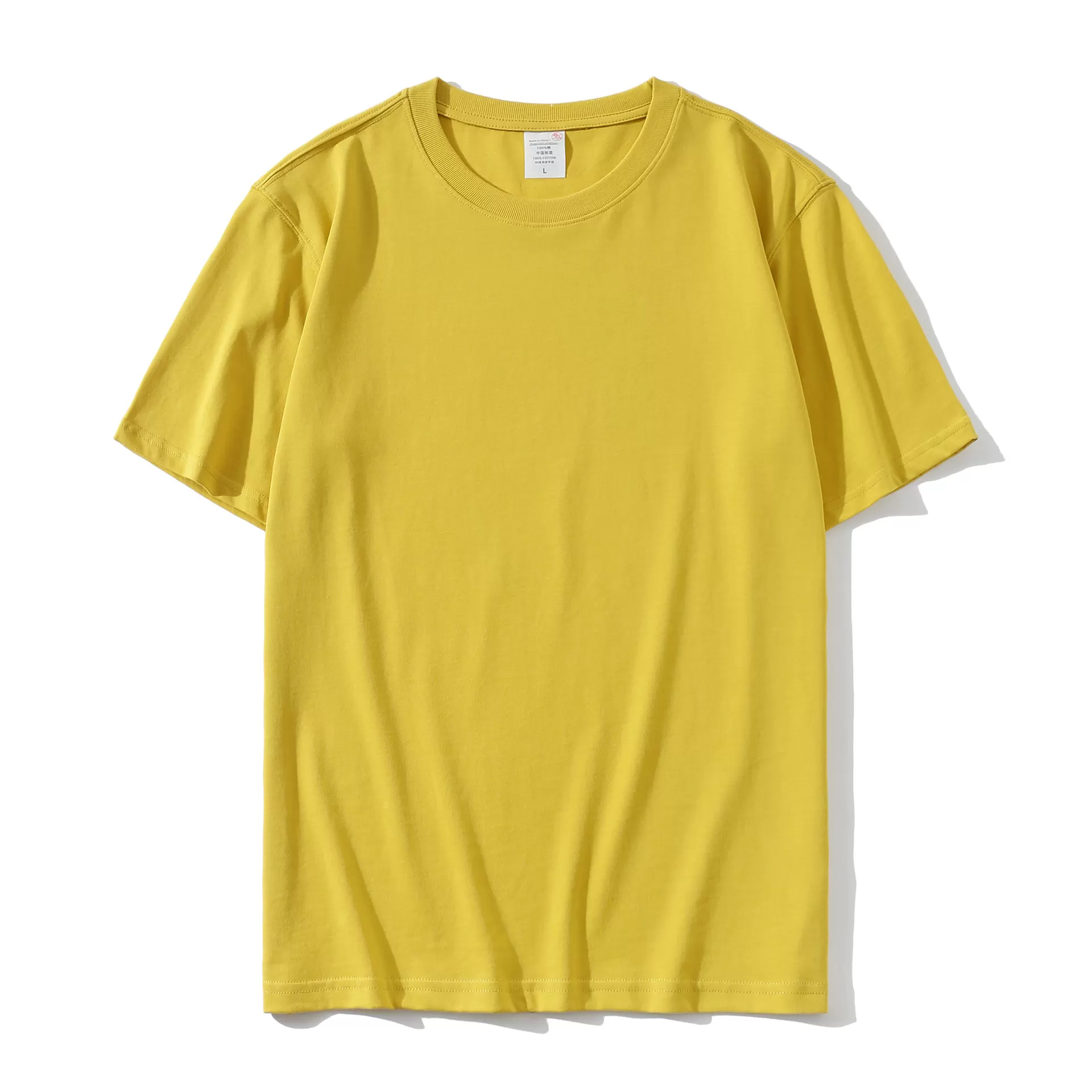 Yellow - blank t-shirts Manufacturer Exporter Bangladesh Wholesale Supplier Factory