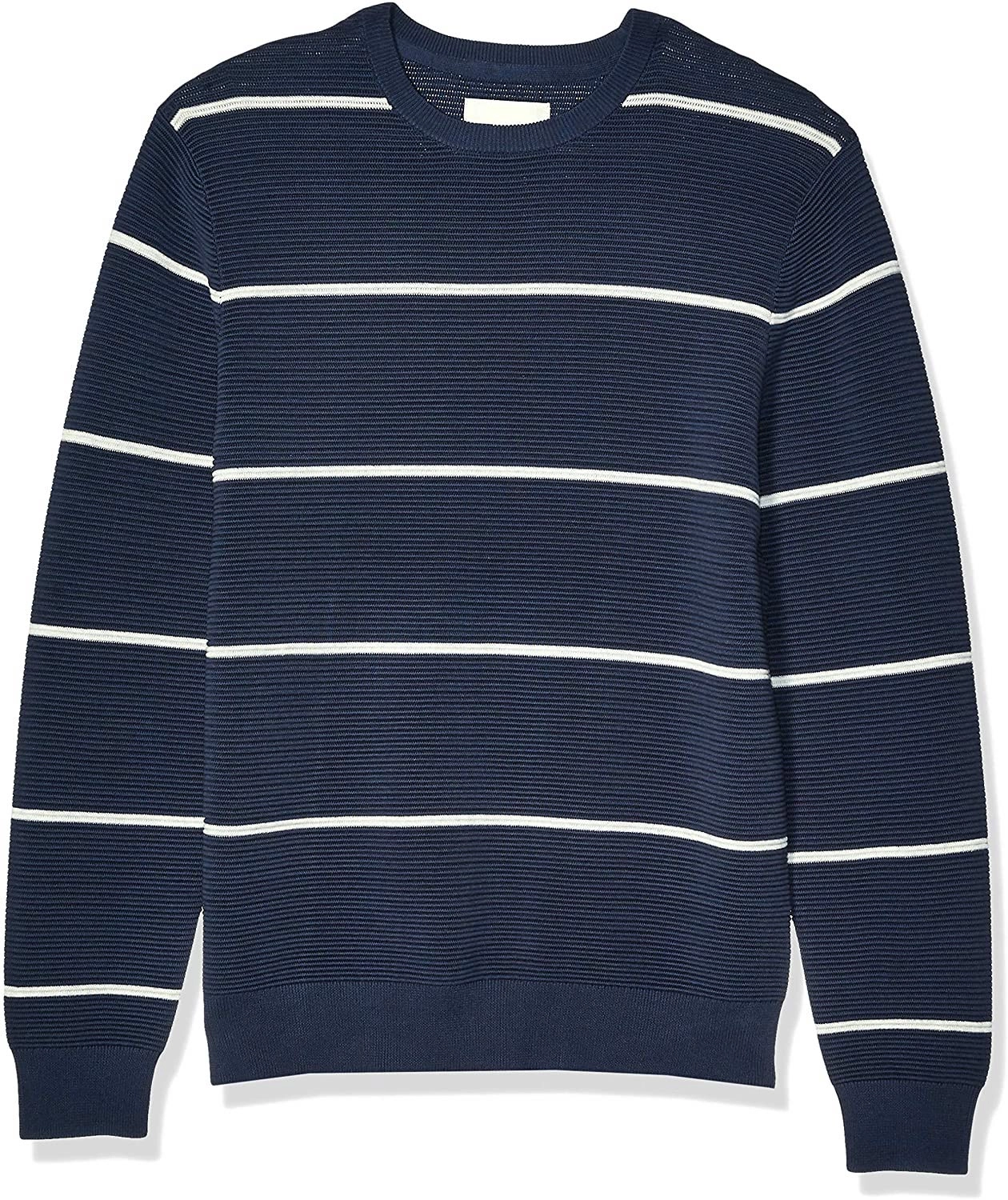 men-s-soft-cotton-ottoman-stitch-crewneck-sweater