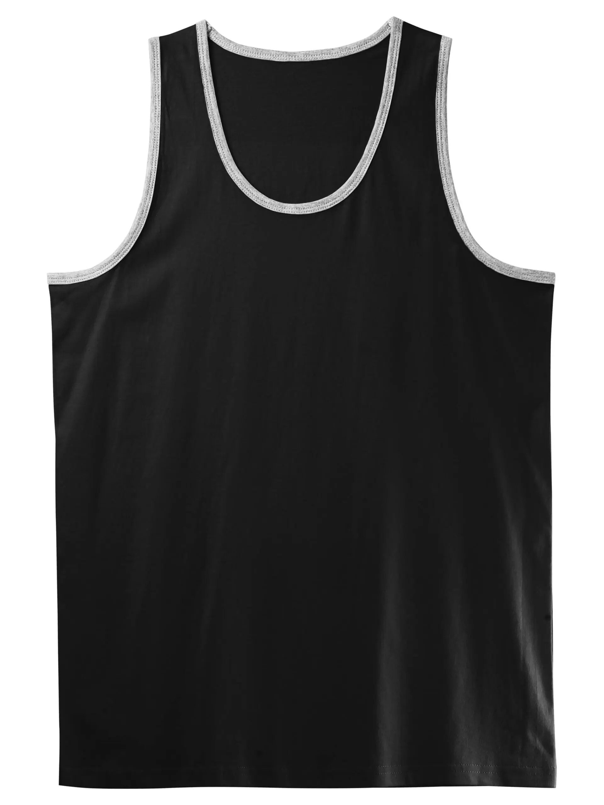 Bangladesh Wholesale Men's Classic Solid Tank Top Athletic Comfort Sleeveless T Shirts Factory